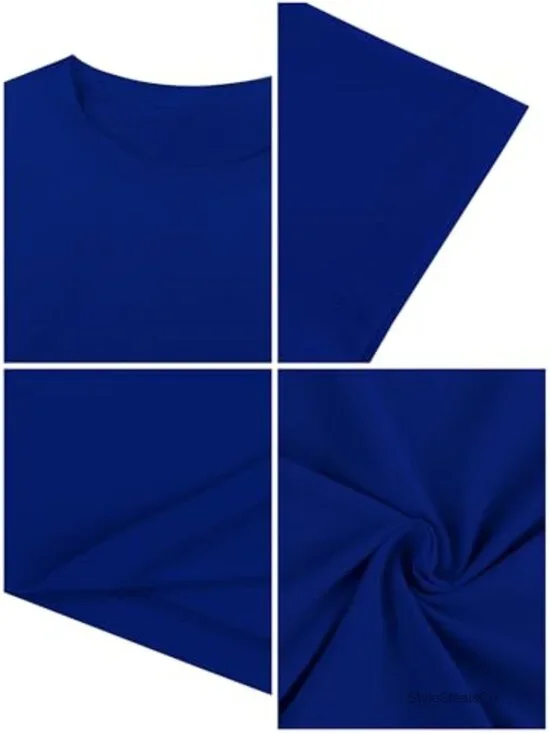 Slim Fit Crop Top, Recycled Polyester, Short Sleeve Tee for Women - Picture 6 of 6